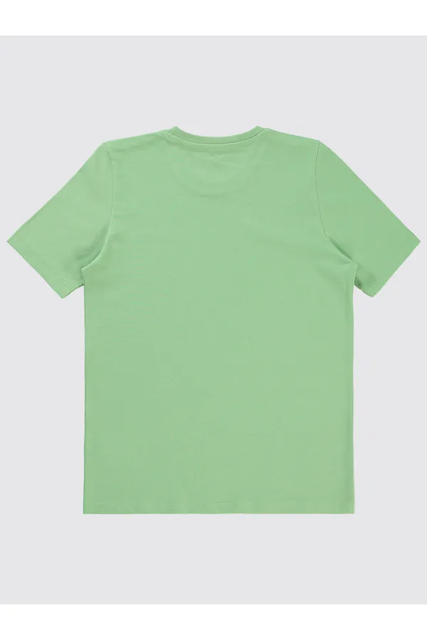 Erkek Çocuk Tişört 10-13 Yaş Açık Yeşil - Paket