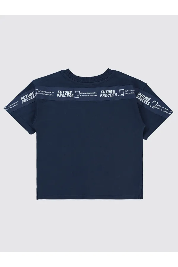Boys T-Shirt 10-13 Years Old Navy Blue - Package