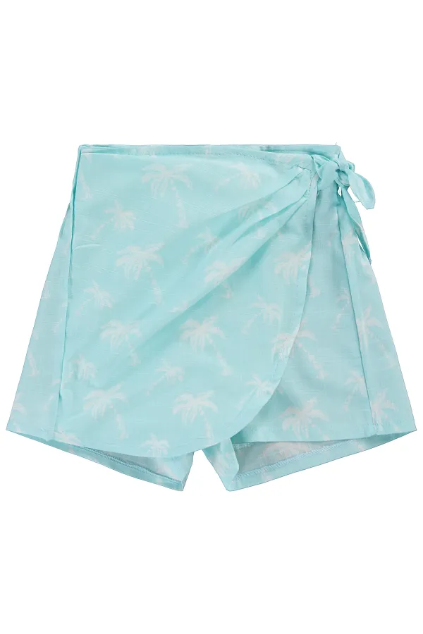 Girls' Shorts, Ages 2-5, Mint - Pack