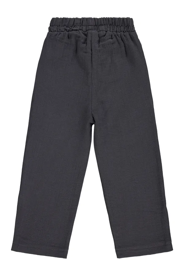 Girls' Trousers, Ages 2-5, Anthracite - Pack Girls' Trousers, Ages 2-5, Anthracite - Pack