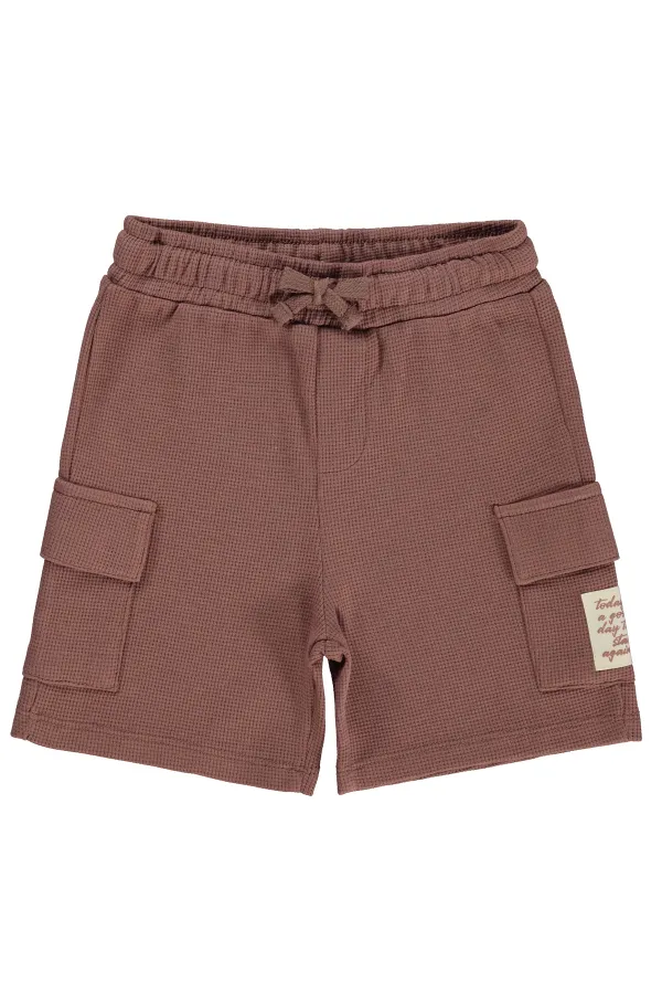Short garçon, 2-5 ans, marron clair - Lot