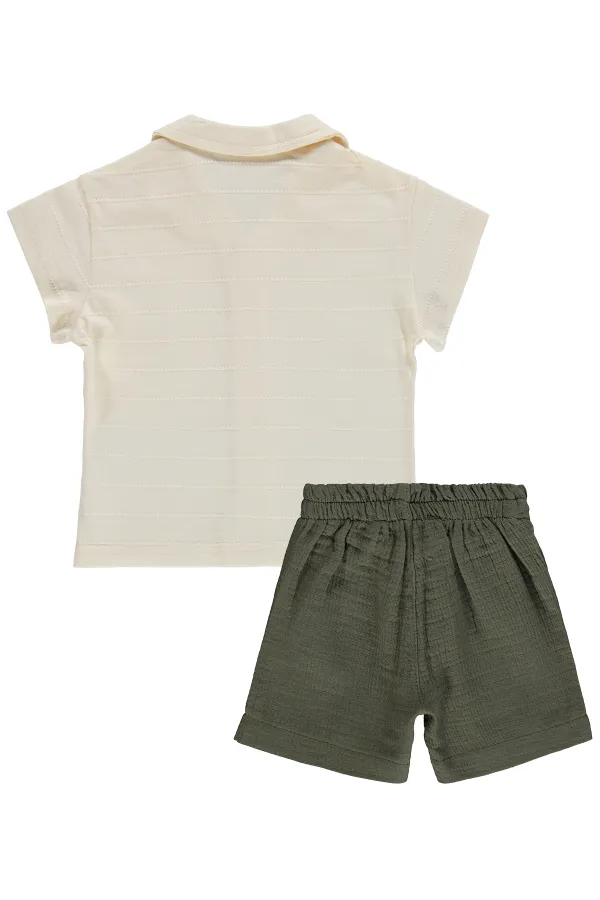 Baby Set 0-24 Months Ecru-Khaki - Package