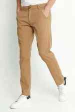 Pantalon chino classique à 5 poches pour homme