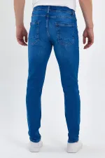 Erkek Esnek Klasik 5 Cep Kot Pantolon