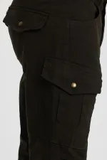 Erkek Dikiş Detaylı Esnek Kargo Cepli Pantolon