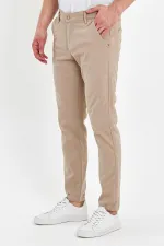Pantalon chino classique à 5 poches pour homme