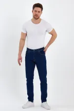 Jean classique flexible à 5 poches pour homme