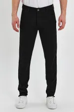 Pantalon chino classique à 5 poches pour homme