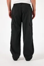 Erkek Oversize Esnek Bol Baggy Kargo Cepli Pantolon