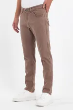 Jean classique flexible à 5 poches pour homme