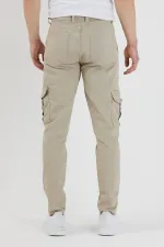 Pantalon cargo élastique pour homme avec poches