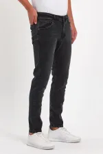 Jean classique flexible à 5 poches pour homme