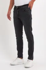 Jean classique flexible à 5 poches pour homme