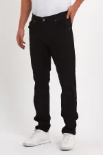Jean classique flexible à 5 poches pour homme