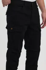 Erkek Dikiş Detaylı Esnek Kargo Cepli Pantolon