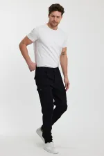 Erkek Dikiş Detaylı Esnek Kargo Cepli Pantolon