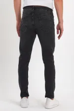 Jean classique flexible à 5 poches pour homme