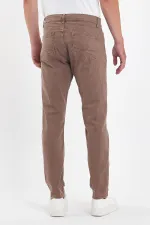 Jean classique flexible à 5 poches pour homme