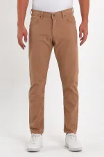 Pantalon classique décontracté à 5 poches pour homme