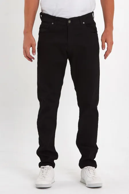 Jean classique flexible à 5 poches pour homme