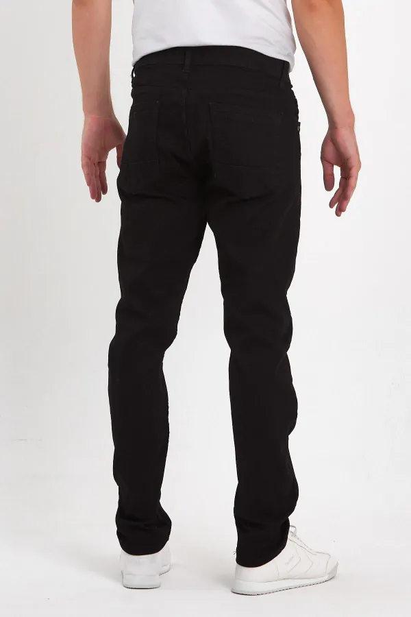 Jean classique flexible à 5 poches pour homme
