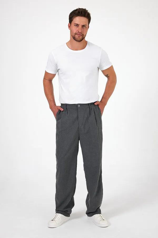 Men's Oversize Flexible Baggy Trousers