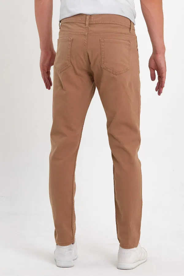 Pantalon classique décontracté à 5 poches pour homme