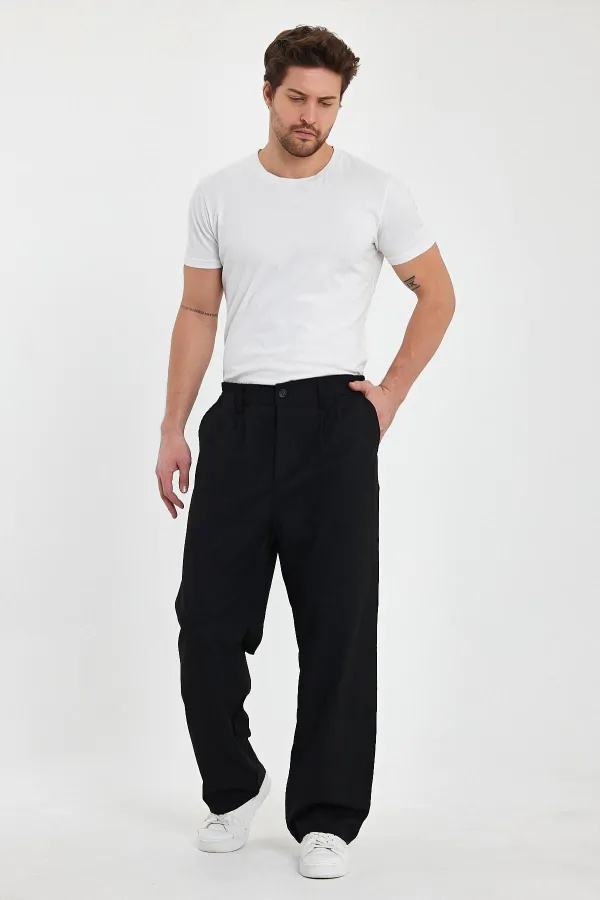Men's Oversize Flexible Baggy Trousers