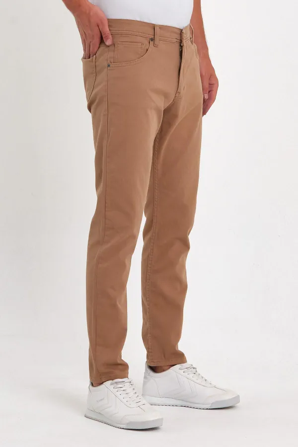 Pantalon classique décontracté à 5 poches pour homme