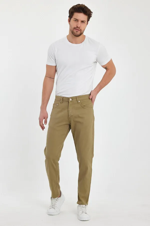 Erkek Slim Fit Esnek Klasik Pantolon