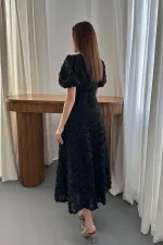 Wholesale Black Rose Dress