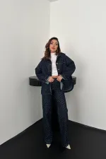 Ensemble chemise et pantalon en denim Blue Stone en gros