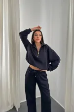 Combinaison de plongée bleu marine à fermeture éclair en gros