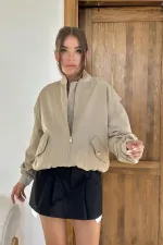 Toptan Kemik Parçalı Bomber Ceket