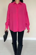 Chemise fuchsia en gros