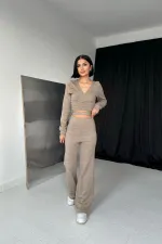 Toptan Bej Triko Takım