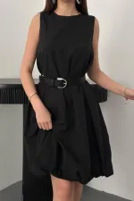 Robe ballon noire confortable en gros