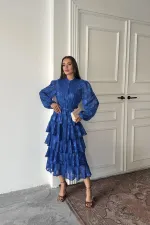 Robe superposée à rayures Saxe Walloon en gros