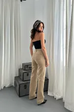 Jeans Straightmania en vison en gros