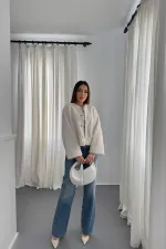 Wholesale Ecru Plush Short Jacket