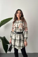 Toptan Mint Oduncu Gömlek Elbise