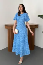 Wholesale Blue Rose Dress