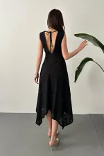 Robes noires brodées en gros