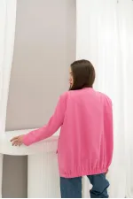 Jupe-veste élastique rose en gros