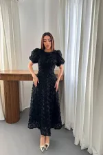 Wholesale Black Rose Dress