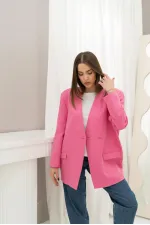 Jupe-veste élastique rose en gros