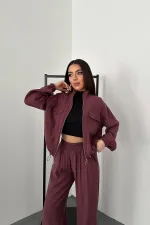 Toptan Mürdüm İkili Modal Takım