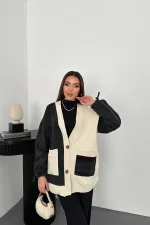 Toptan Siyah Garnili Kot Hırka