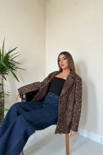 Veste léopard en gros