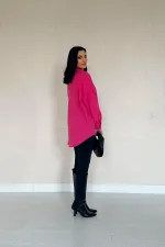 Chemise fuchsia en gros